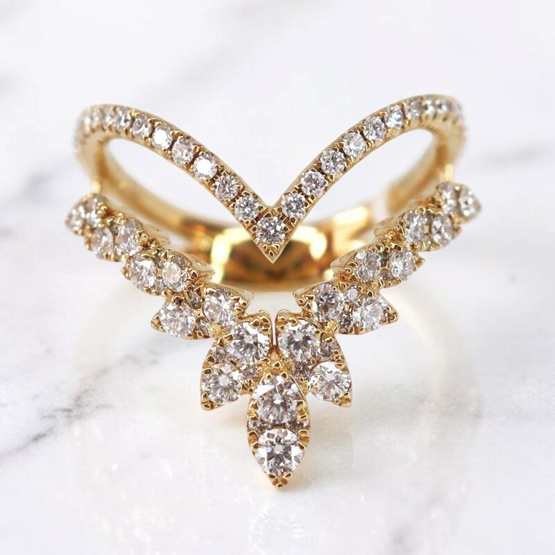 一本で華やぐダイヤリング