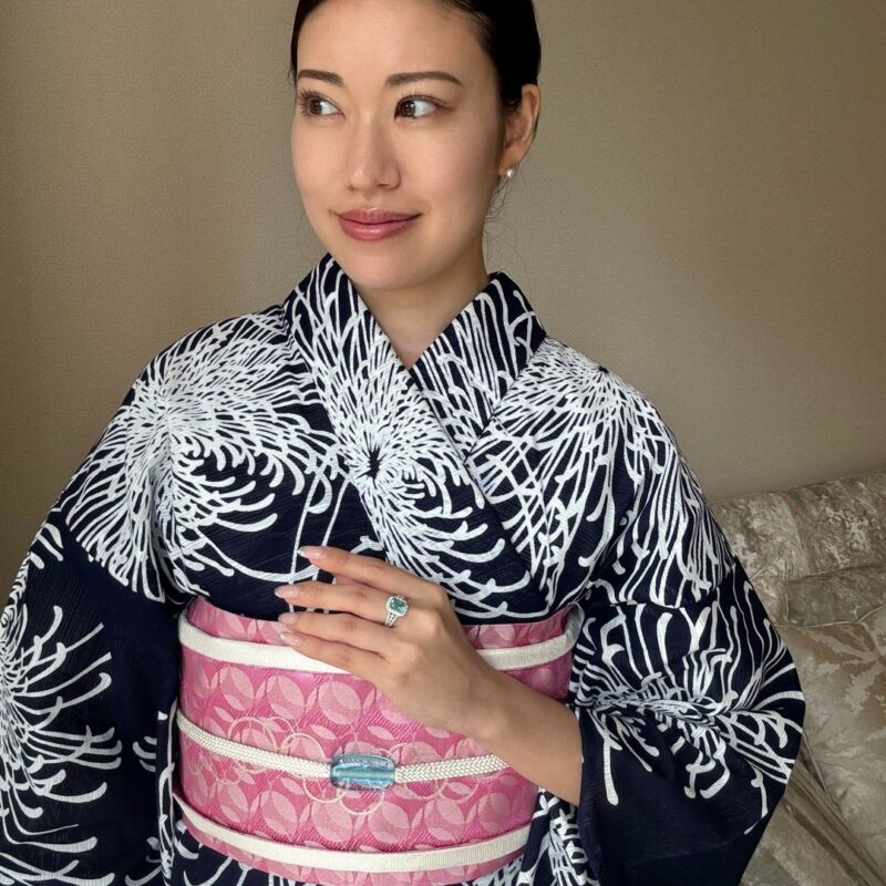 神楽坂まつり　浴衣に合うジュエリー